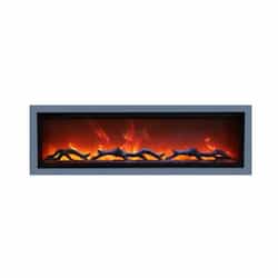 32-in Surround for WM Series Clean Face Electric Fireplace, Dark Grey