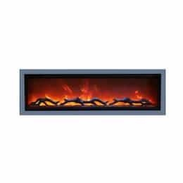 74-in Surround for WM Series Clean Face Electric Fireplace, Dark Grey