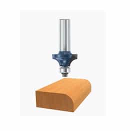 1/4-in x 1/2-in Roundover Router Bit, Carbide Tipped