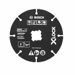 5-in X-LOCK Multi-Wheel, Carbide Grit