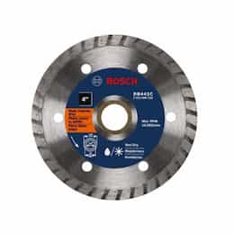 4-in Premium Diamond Blade, Turbo Rim, Smooth Cut