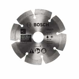 4-1/2-in Standard Diamond Blade, Segmented Rim, Soft Materials