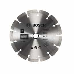 7-in Standard Diamond Blade, Segmented Rim, Soft Materials