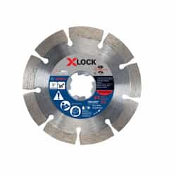 5-in X-LOCK Premium Diamond Blade, Segmented Rim