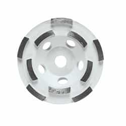 4-in Diamond Cup Wheel, Segmented, Double Row