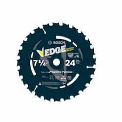 7-1/4-in Edge Circular Saw Blade, Framing, 24 Tooth, Bulk