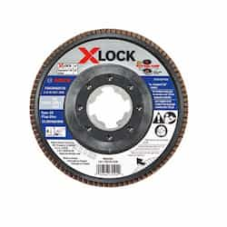 4-1/2-in X-LOCK Flap Disc, Type 29, 120 Grit