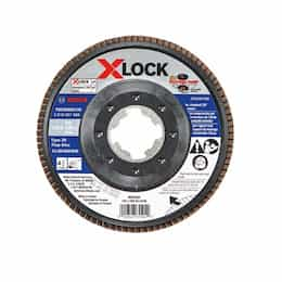 4-1/2-in X-LOCK Flap Disc, Type 29, 120 Grit