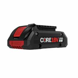 4.0 Ah CORE18V Compact Lithium-Ion Battery, 18V