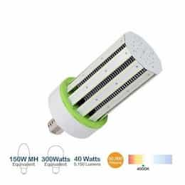 NovaLux 40W LED Corn Bulb, 150W MH Equivalent, 4000K