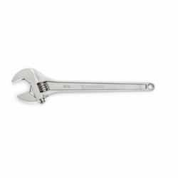 15-in Adjustable Wrench, Chrome