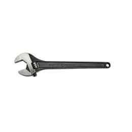 15-in Adjustable Wrench w/ Tapered Handle, Black Oxide