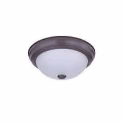 11" 15W LED Ceiling Light, Dimmable, 850 lm, 3000K, Bronze