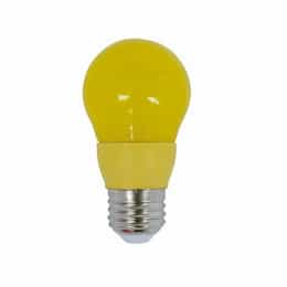 5W LED A15 Bulb, 40W Inc. Retrofit, E26, Yellow