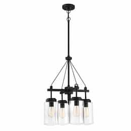 Crosspoint Outdoor Chandelier w/o Bulbs, 4 Lights, E26, Espresso