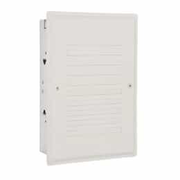 Traditional Vertical Recessed Paintable Chime, Matte White