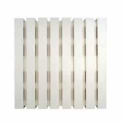 Horizontal & Vertical Traditional Loud Chime, Distressed White
