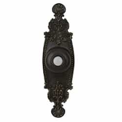 0.2W LED Traditional Lighted Push Button, Antique Bronze