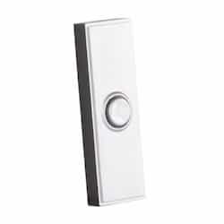 0.2W LED Contemporary Lighted Push Button, Brushed Polished Nickel