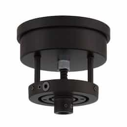 Slope Ceiling Adapter Dual Mount for Ceiling Fan, Flat Black