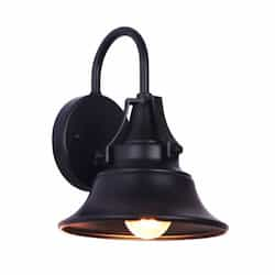 Union Outdoor Lantern Wall Sconce w/o Bulb, 1 Light, E26, Midnight