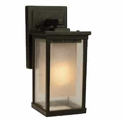 Small Riviera III Outdoor Wall Sconce w/o Bulb, 1 Light, Oiled Bronze