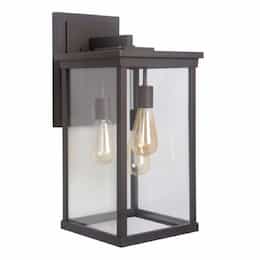 X-Large Riviera III Outdoor Wall Sconce w/oBulb, 3 Light, Oiled Bronze