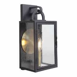 Small Wolford Outdoor Wall Sconce w/o Bulb, E12, Textured Black