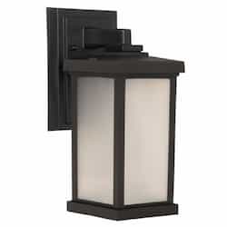 Small Resilience Outdoor Wall Sconce Fixture w/o Bulb, Textured Black