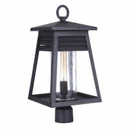 Large Becca Outdoor Post Mount Fixture w/o Bulb, E26, Textured Black