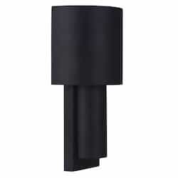 10W LED Midtown Outdoor Wall Sconce, Dim, 210 lm, 3000K, Midnight