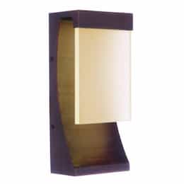 10W LED Small Vault Outdoor Wall Sconce, Dim, 275 lm, 3000K, Bronze