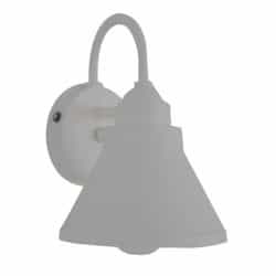 Resilience Dusk-to-Dawn Outdoor Wall Sconce w/o Bulb, Textured White