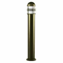 9W LED Open Cage Aluminum Bollard Light, GU24, 120V, 4000K, Bronze