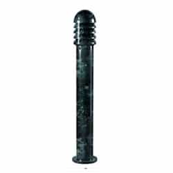 Shuttered Aluminum Bollard Light w/o Bulb, E26, 120V, FR/VG