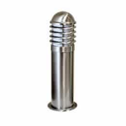 Mini Caged Bollard Light w/o Bulb, E26, 120V, SS 316