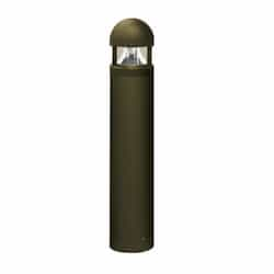 20W Round LED Bollard Pathway Light w/ Triangular Reflector, 4000K, Bronze