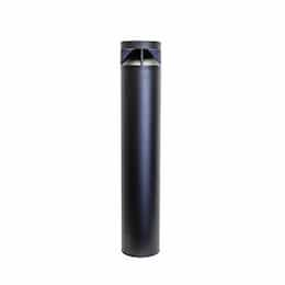 35W LED Bollard, 3484 lm, 120V-277V, 4000K, Black