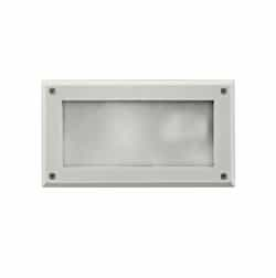 9-in 9W LED Recessed Step Light, Open Face, G24 LED, 85V-264V, 3000K, White