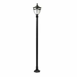 Dabmar 16W Rachel One Light LED Lamp Post w/Polycarbonate Lens, Verde Green