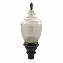 120W LED Large Acorn Post Top Fixture, 120V-277V, 4100K, Bronze