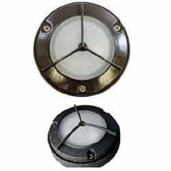 2.5W LED Step & Wall Light, Open Face "Y", 12V, 6400K, Black