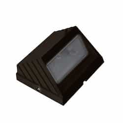 3W LED Step & Wall Light, Square Hood, 12V, 3000K, Black