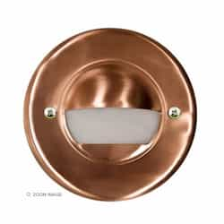 Dabmar 2.5W LED Step & Wall Light, Hooded, 12V, 6400K, Copper