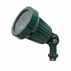 3W LED Directional Spot Light, MR16, Bi-Pin Base, 12V, 2700K, Green