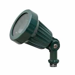 7W LED Directional Spot Light, MR16, Bi-Pin Base, 12V, 2700K, Green