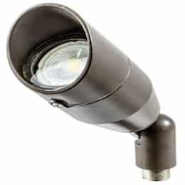 Dabmar 7W LED Directional Spot Light w/ Hood, MR16, Bi-Pin Base, 12V, 2700K, Bronze