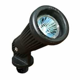 Aluminum Directional Spot Light w/o Bulb, Bi-Pin Base, 12V, Black