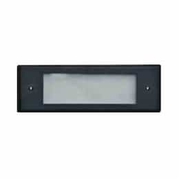 6-in Recessed Open Face Step Light w/o Bulb, Bayonet, 12V, Black