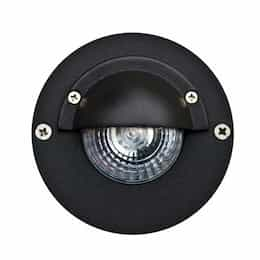 7W LED In-Ground Well Light w/ Eyelid, 12V, 6500K, Black